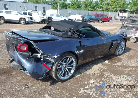2013 Chevrolet Corvette 427 из США, поврежденный, VIN 1G1YZ3DEXD5701159